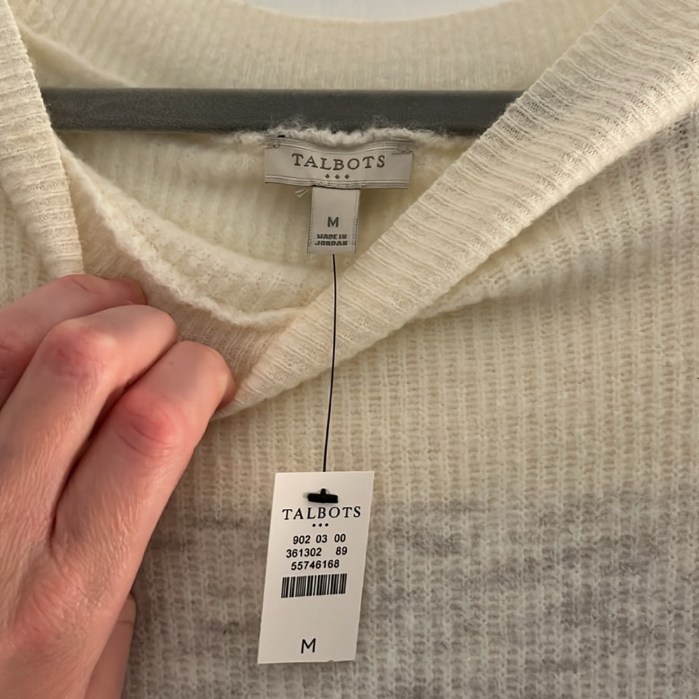 Talbots Color Block Knit Sweater - Picture 3 of 4